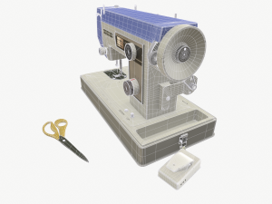Sewing machine Dressmaker S3000 3D Model