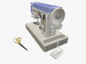 Sewing machine Dressmaker S3000 3D Model