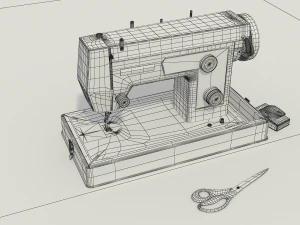 Sewing machine Dressmaker S3000 3D Model