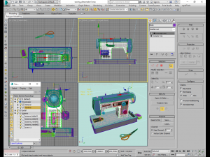 Sewing machine Dressmaker S3000 3D Model