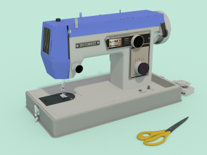 Sewing machine Dressmaker S3000 3D Model