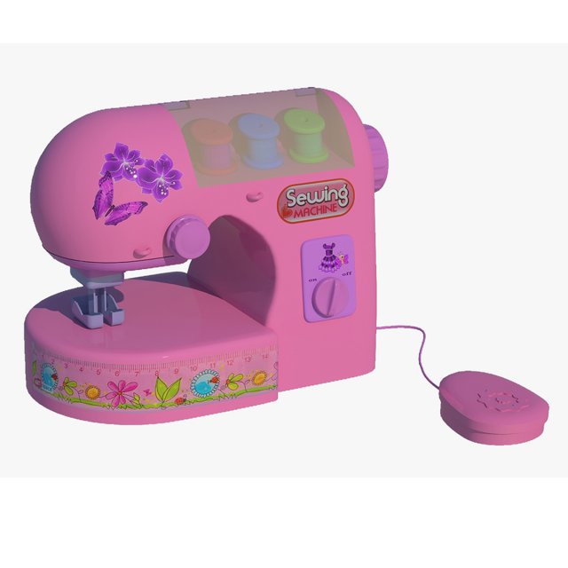Kids Simulation Sewing Machine 3D 模型 .c4d .max .obj .3ds .fbx .stl .blend 