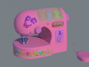 Kids Simulation Sewing Machine 3D 模型