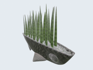 Original plant pot 3D Model