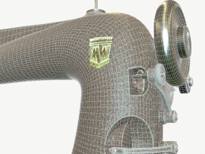 Sewing machine Montgomery 3D Model