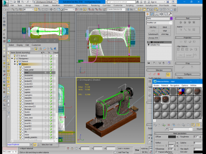 Sewing machine Montgomery 3D Model