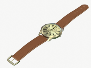 Wrist Watch Lutch 3D Модель