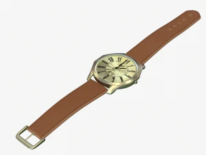 Wrist Watch Lutch 3D Model