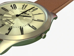 Wrist Watch Lutch 3D Model
