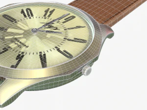 Wrist Watch Lutch 3D Model