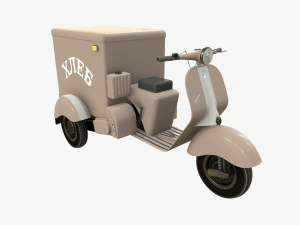 Cargo scooter 3D मॉडल