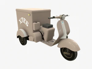 Skuter kargo Model 3D