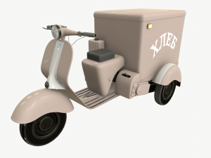 Cargo scooter Model 3D
