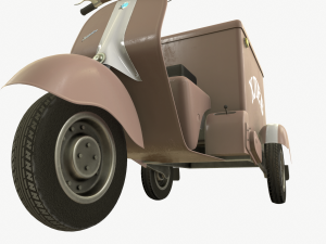 Cargo scooter Model 3D
