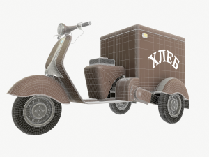 Cargo scooter Model 3D
