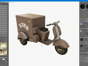 Cargo scooter Model 3D