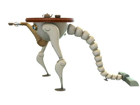 Robot waiter 3D Model
