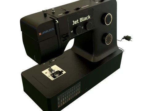 Sewing machine Jaguar 3D Model