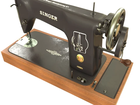 Sewing machine Singer 201 Model 3D