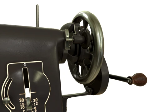 Sewing machine Singer 201 3D Model
