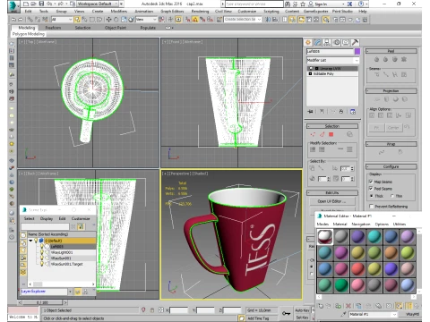Tea cup 3D Model