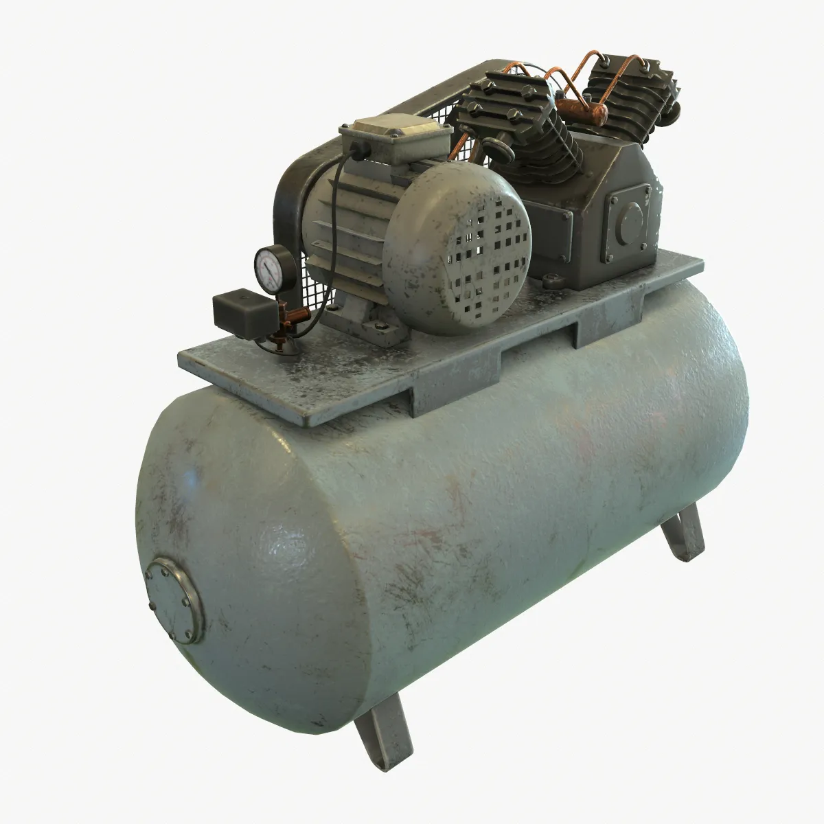 Compressor 3D Model .c4d .max .obj .3ds .fbx .stl .blend 