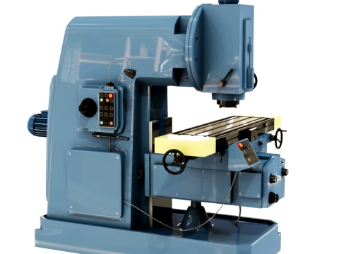 Vertical Milling Machine 3D Model