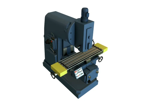 Vertical Milling Machine 3D Model