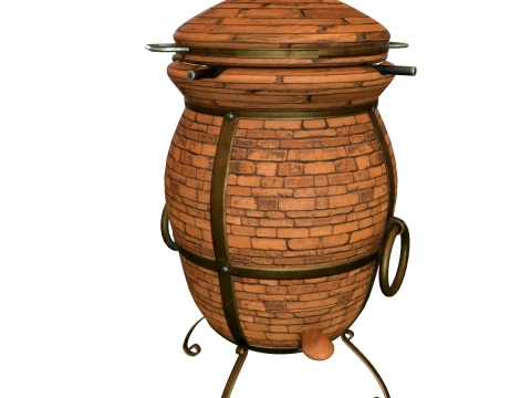 Tandoor barbecue 3D Model