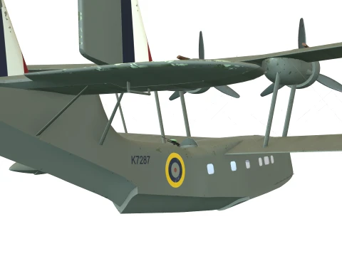 Supermarine Stranraer 3D Model