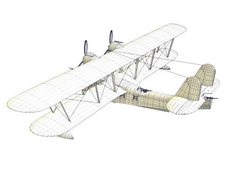 Supermarine Stranraer 3D Model