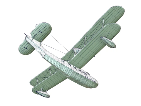 Supermarine Stranraer 3D Model