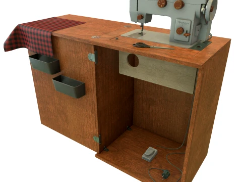 Sewing machine Chayka Modelo 3D