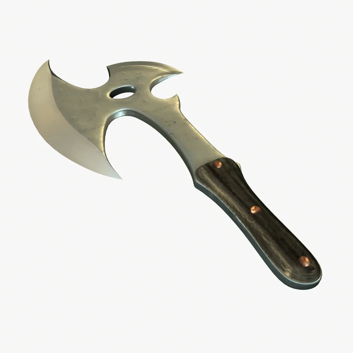 Tactical Axe 3D Model .c4d .max .obj .3ds .fbx .stl .blend