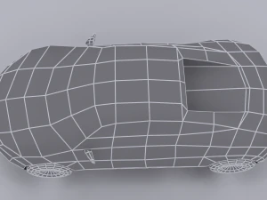 audi r8 low poly 3D Model