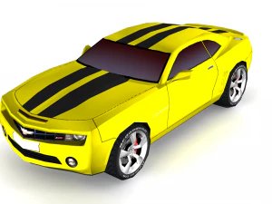 시보레 카마로 대표성 3D 모델