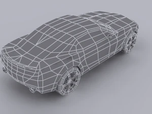 chevrolet camaro lowpoly 3D Model