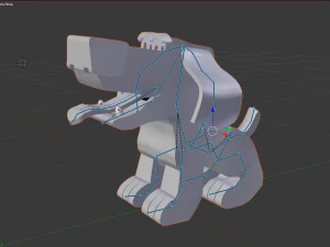 cartoon dog 3D Model