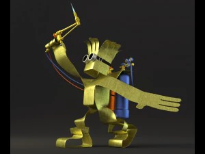 saldatore Modello 3D