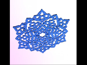 snowflake 3D Model