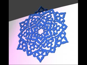 snowflake 3D Model