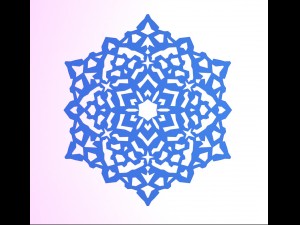 snowflake 3D-Modell