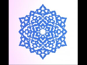 snowflake 3D Model