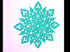 snowflake 3D Model