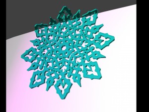 snowflake 3D Модель
