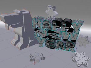 happy new year letter 3D Model