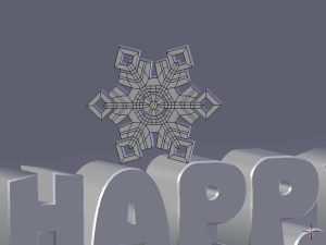 happy new year letter 3D Model