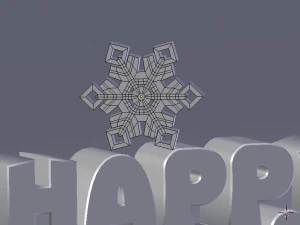 happy new year letter 3D Model