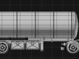the fuel truck 3D Model
