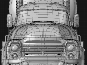 the fuel truck 3D Model